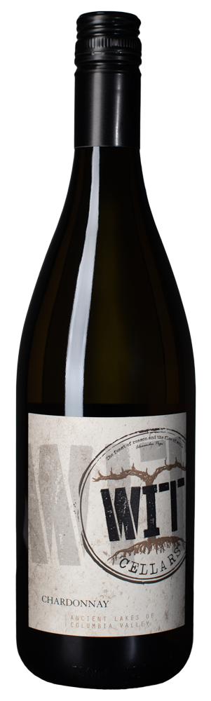 2022-Chardonnay Wit Cellars Chardonnay wine bottle, Columbia Valley