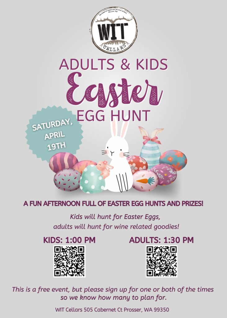 Easter Egg Hunt event for adults and kids.