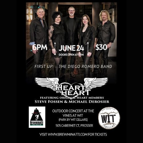 Heart By Heart concert June 24 at Brewminatti.
