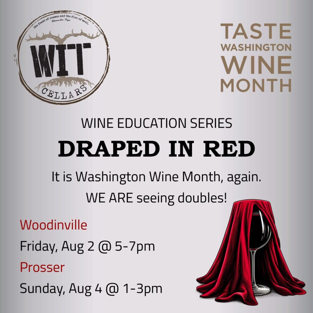 WIT Cellars wine education event for Washington Wine Month.