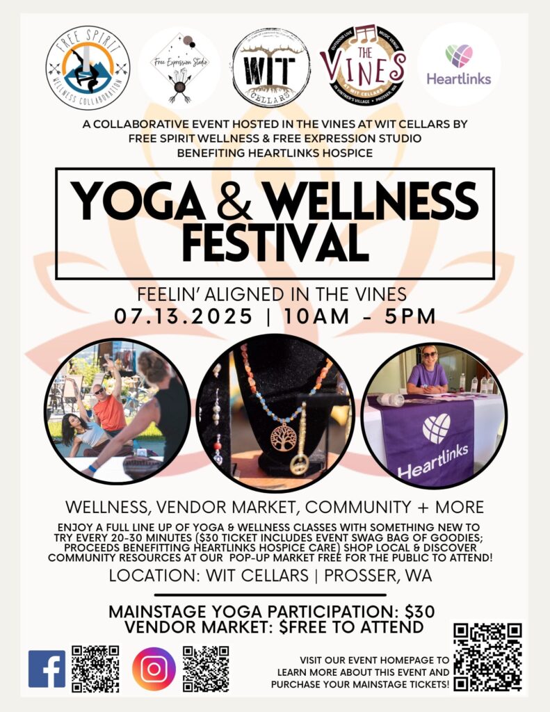 Yoga-Fest-Flyer-2025 Yoga & Wellness Festival, July 13, 2025, WIT Cellars.