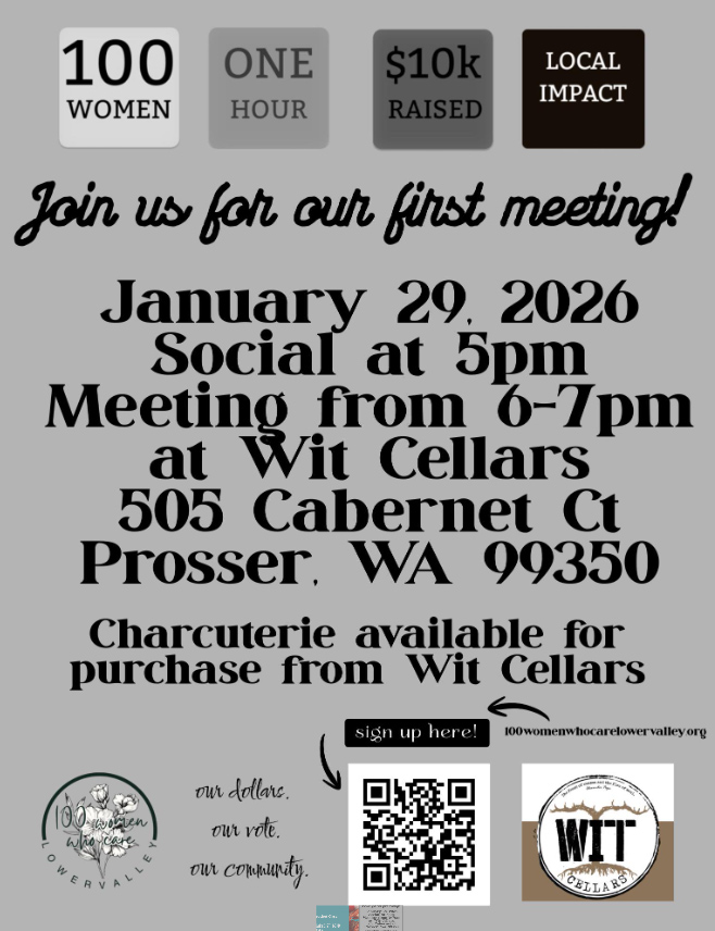 100 Women meeting at Wit Cellars, January 29, 2026.