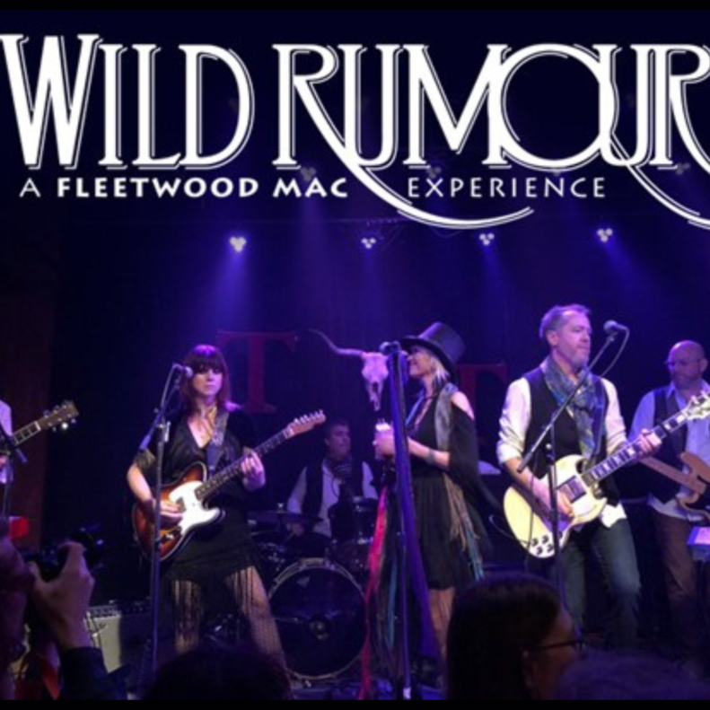 Wild Rumours tribute band performing on stage