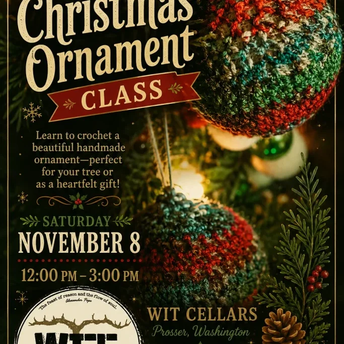 wit crochet ornament workshop